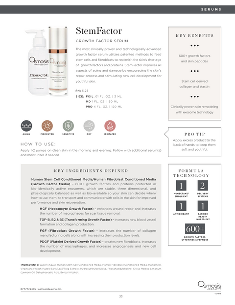 StemFactor MD Serum