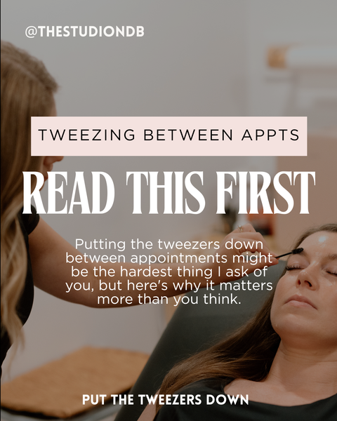 Stop Tweezing Between Brow Appointments: Why It’s Making Your Brows Harder to Shape