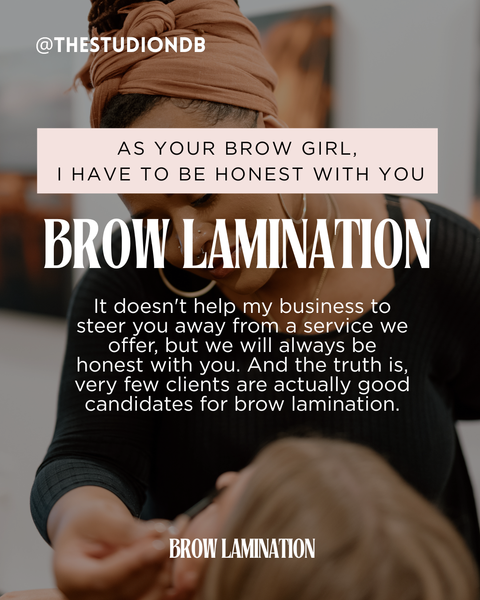 Brow Lamination: Who It’s Actually Good For (And Who Should Probably Skip It)