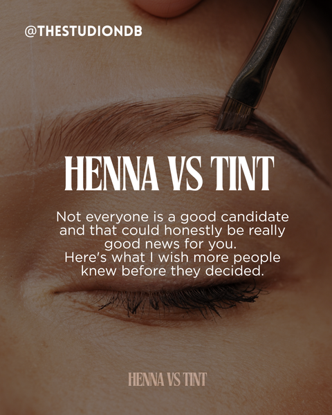 Henna Brows vs Brow Tinting: What’s Actually the Difference?