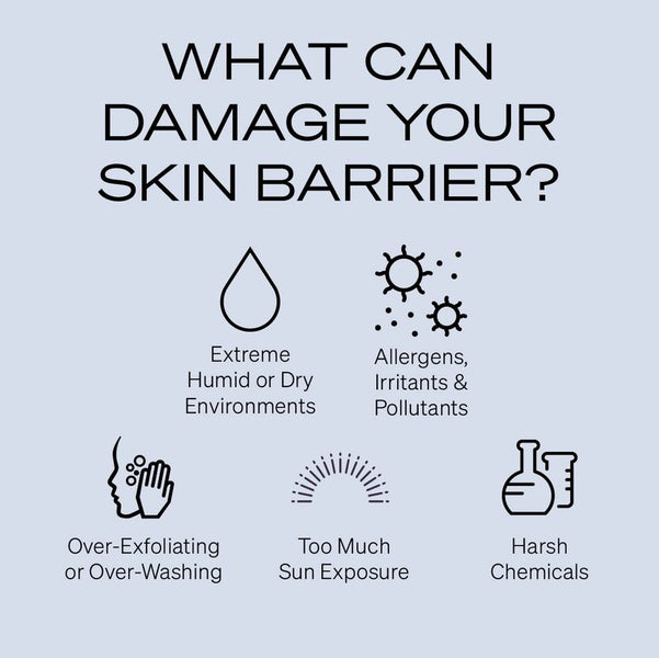 What can damage your skin barrier?