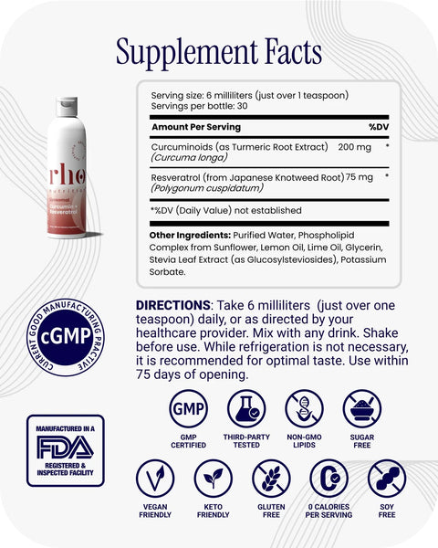 Liposomal Curcumin + Resveratrol