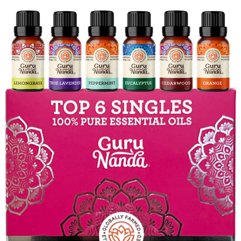 6 ESSENTIAL OILS SINGLE NOTES SET