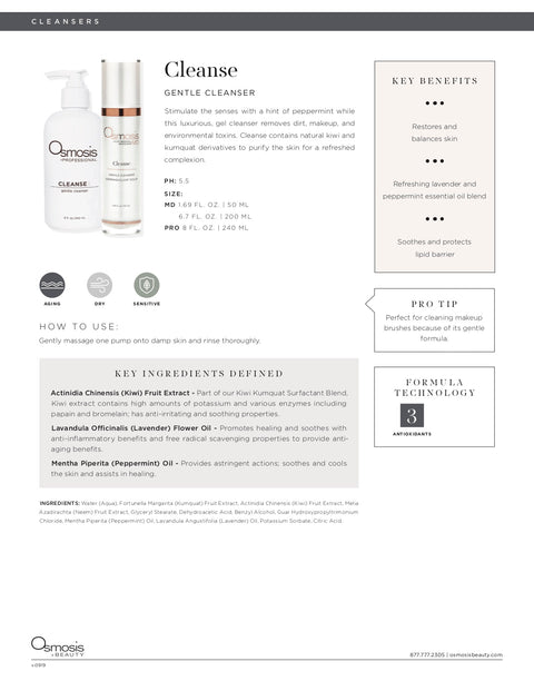 Cleanse - gentle cleanser