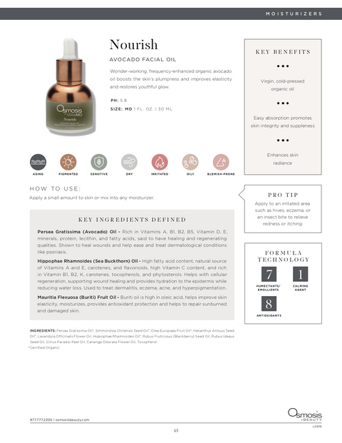 Nourish avocado oil