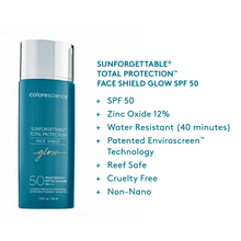 Load image into Gallery viewer, Total Protection Face Shield - Glow SPF 50
