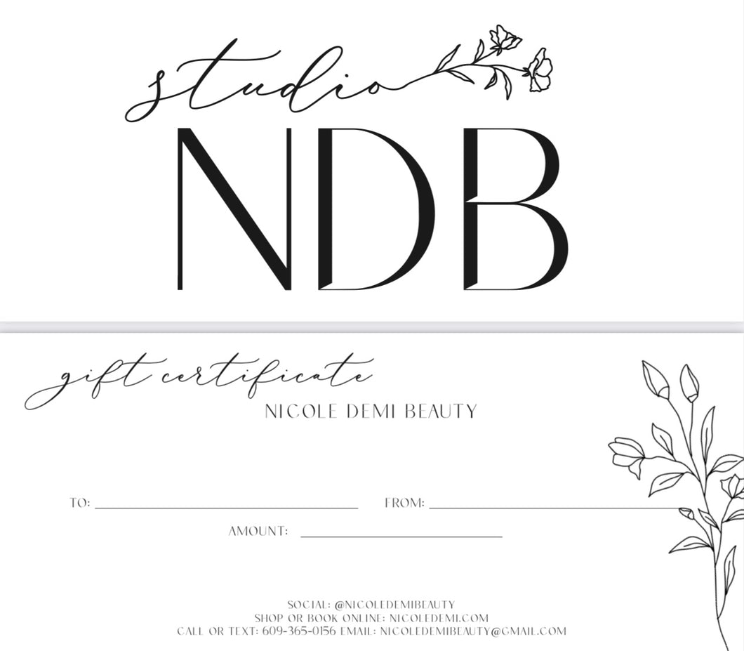 NDB GIFT CARD